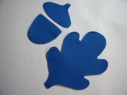 Acorn & Leaf Set Laser Cut Appliques