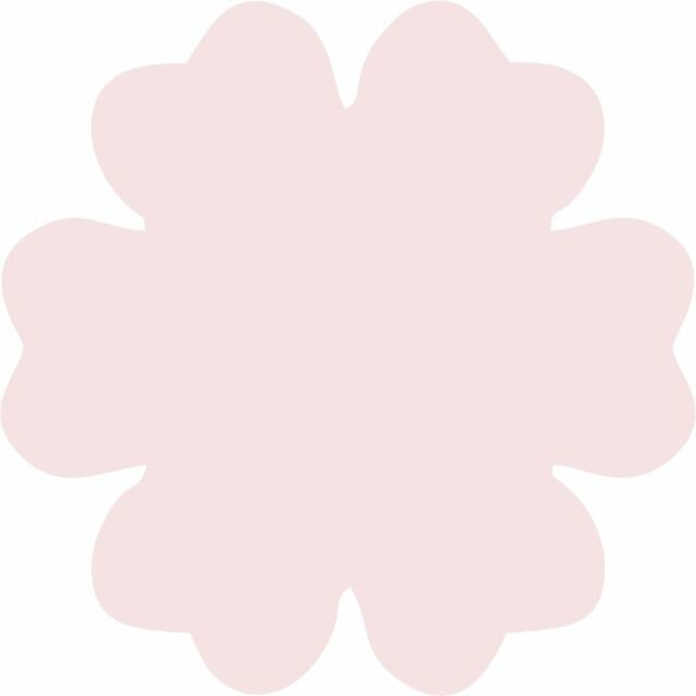 Flower 6 Petal Laser Cut Appliques