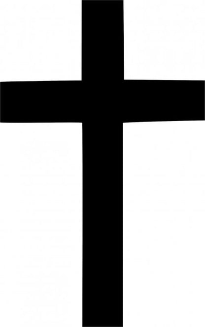 Cross #10 Silhouette Laser Cut Appliques