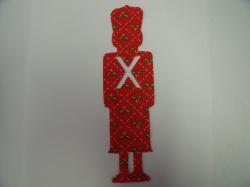 Christmas Toy Soldier Laser Cut Appliques