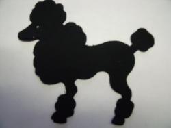 Poodle Laser Cut Appliques