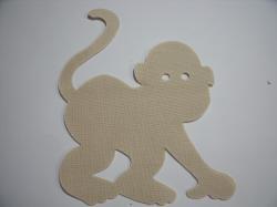 Monkey Laser Cut Appliques
