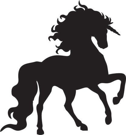 Unicorn Silhouette Laser Cut Appliques