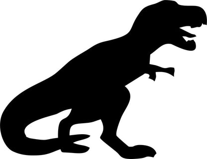 T-rex Silhouette Laser Cut Appliques