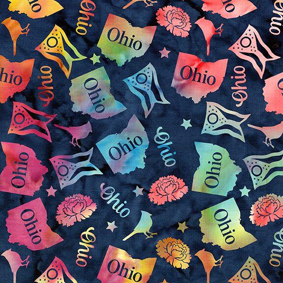 AOHSH - Tossed Ohio Multi Blue