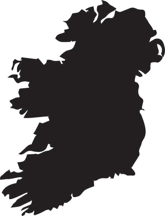 Ireland Silhouette Laser Cut Appliques
