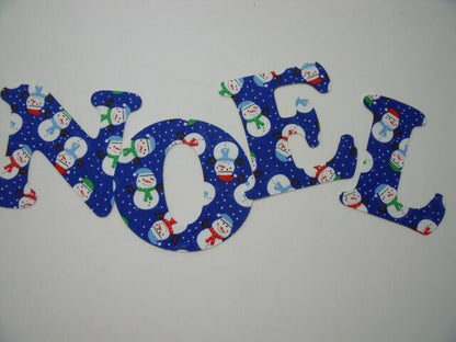 Christmas NOEL Letters Laser Cut Appliques