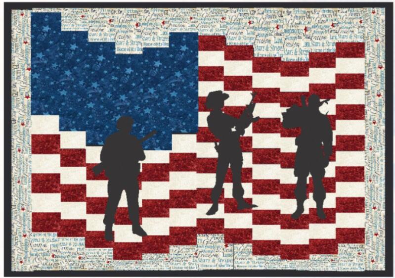 Liberty Warriors Flag Quilt Kit