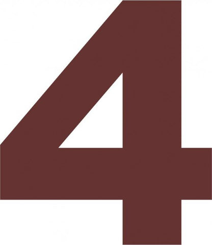 Number - "4" Laser Cut Appliques