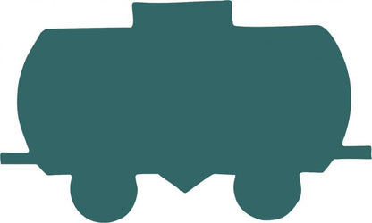 Train Tank Car Laser Cut Appliques