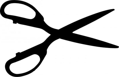 Scissor Laser Cut Appliques
