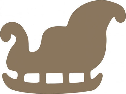 Christmas Sleigh Laser Cut Appliques