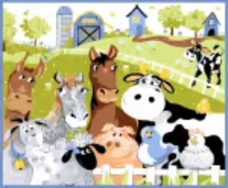 Barnyard Blues Playmat