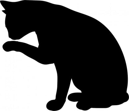 Cat #5 Laser Cut Silhouette