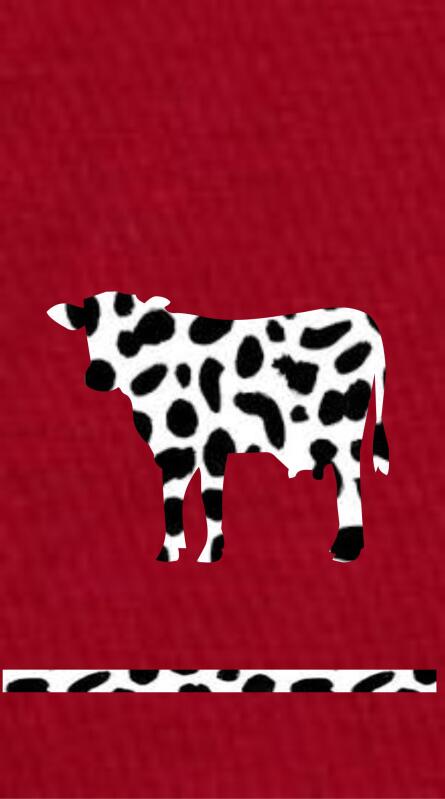 Towel Applique Kit - Cow