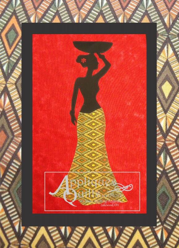 African Woman Zuri Laser Cut