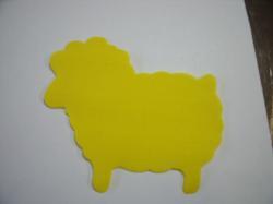 Lamb Laser Cut Appliques