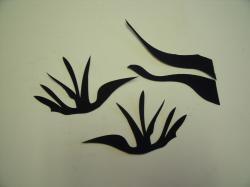 Resurrection Grasses Silhouette Laser Cut Appliques