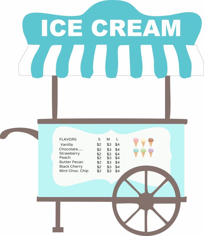 KIT - Ice Cream Cart