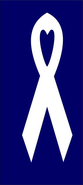 Awareness Ribbon Laser Cut Appliques