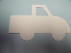 Truck Laser Cut Appliques