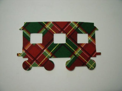Christmas Train Passenger Car Laser Cut Appliques