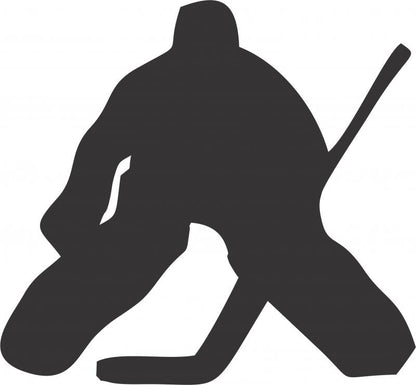Hockey Goalie #2 Laser Cut Appliques