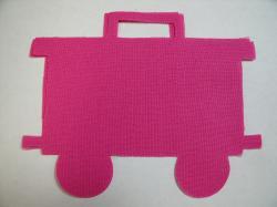 Train Caboose Laser Cut Appliques