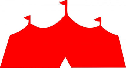 Circus Tent Laser Cut Appliques