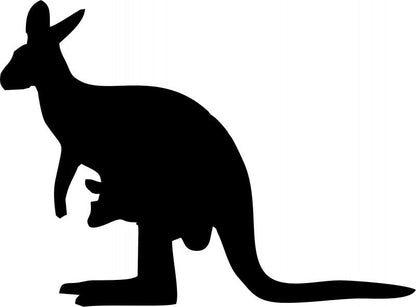 Kangaroo Laser Cut Silhouette