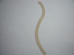 Flower Stem Laser Set of 2 (Size: with FUSIBLE - 6"H, Color: Tan/Beige)