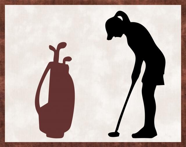 Kit - Mug Rug -  Golfer - Female