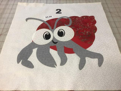 Kit - Crab Laser Cut Appliques