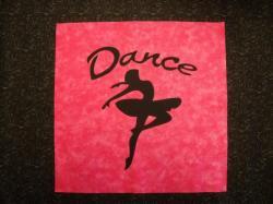 Ballerina Dance Silhouette Laser Cut Appliques