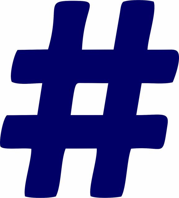 Hashtag-Number Sign Silhoustte