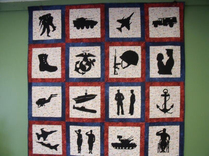 Aircraft Carrier Silhouette Laser Cut Appliques