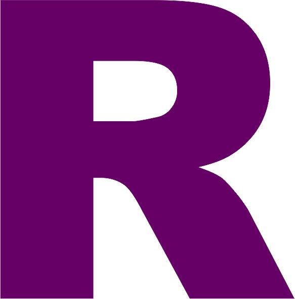 Letter - “R” Capital Laser Cut Appliques