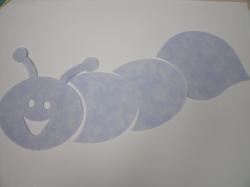 Worm Set One Color Laser Cut Appliques