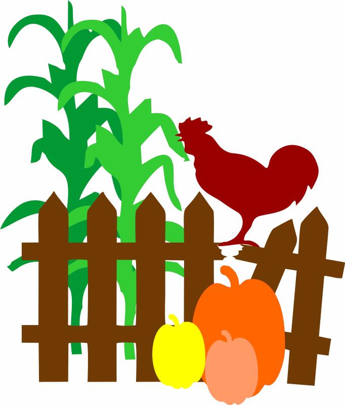 KIT - Rooster on Fence Appliques