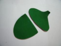 Acorn Laser Cut Appliques Set of 2 (Size: 2"W, Color: Green)