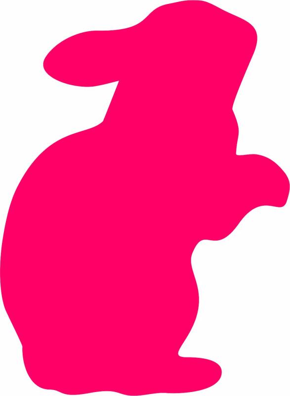 Easter Rabbit Laser Cut Appliques