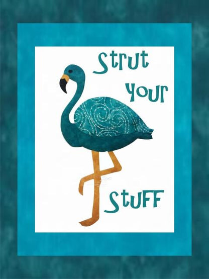 Flamingo Series - Sayings Teal
