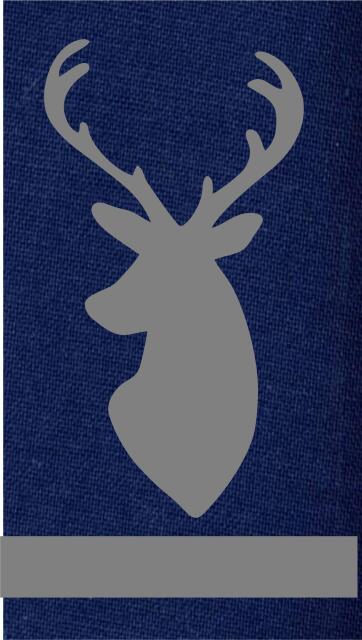 Towel Applique Kit - Deer Head  Laser Cut
