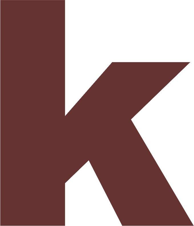 Letter - "k" Lowercase Laser Cut Appliques