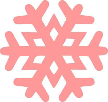 Snowflake Design #1 Laser Cut Appliques