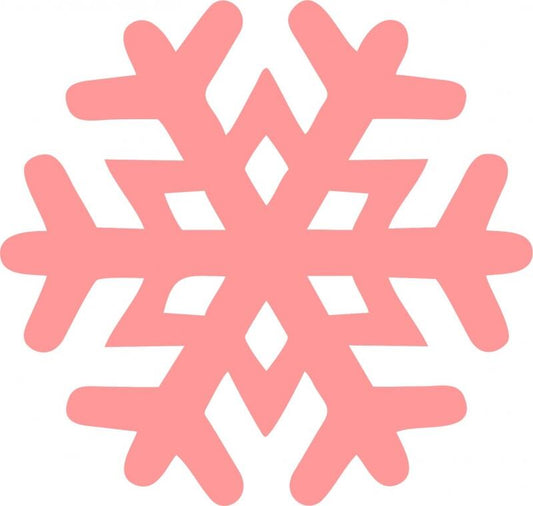 Snowflake Design #1 Laser Cut Appliques