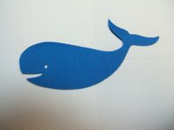 Whale Laser Cut Appliques