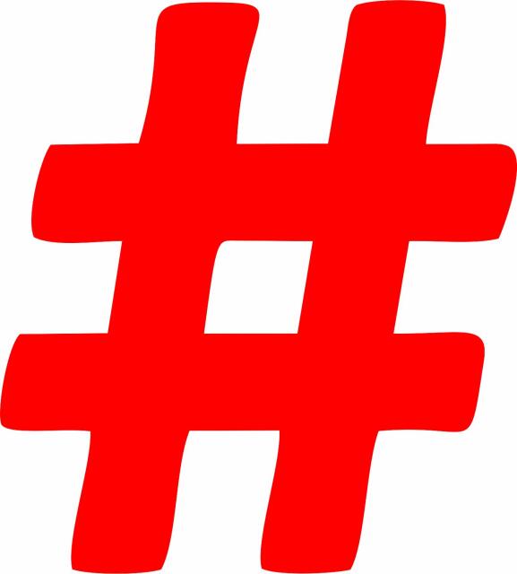 Hashtag-Number Sign Silhoustte