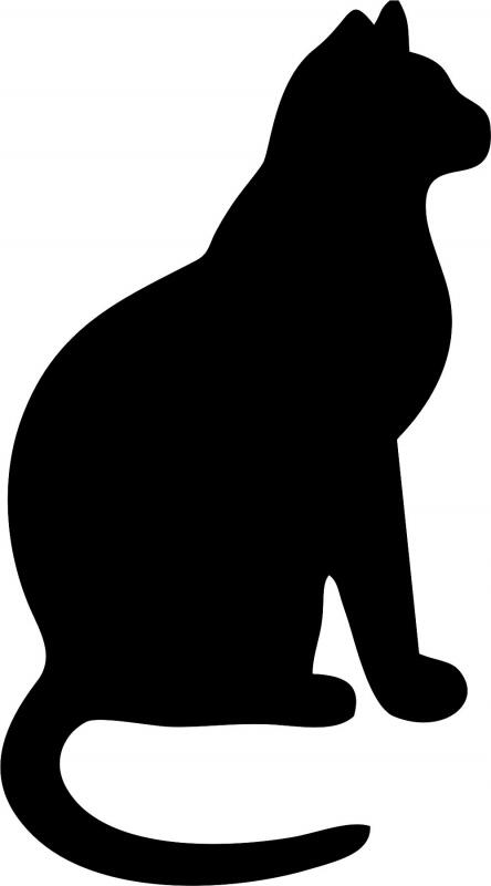 Cat #4 Laser Cut Silhouette