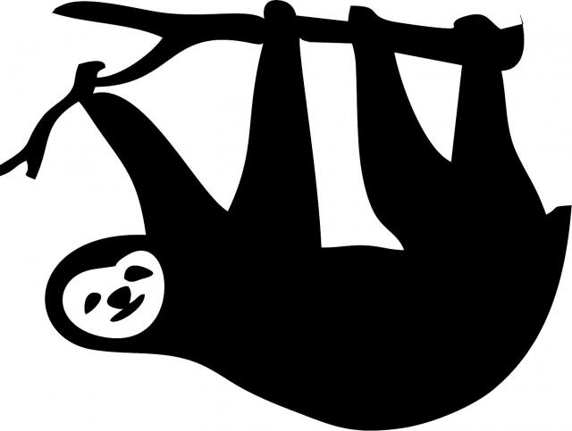 Sloth #2 Laser Cut Appliques